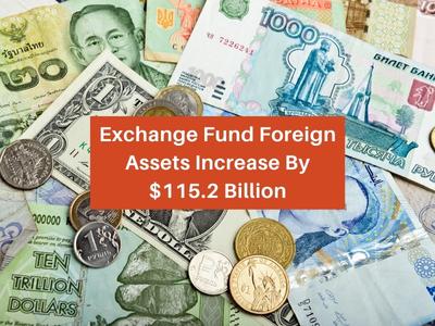 Exchange Fund Foreign Assets Increase By $115.2 Billion